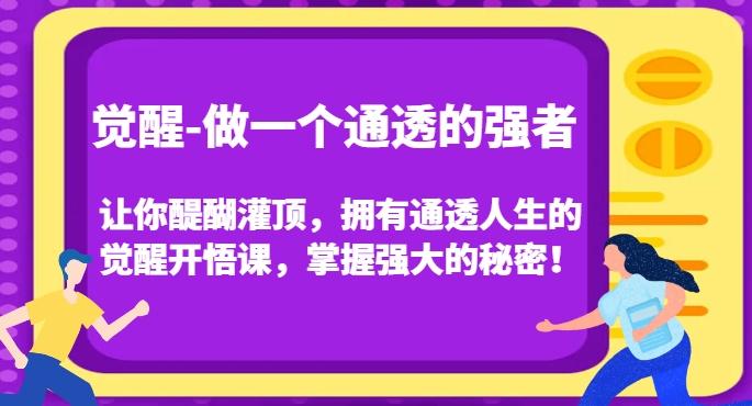 觉醒-做一个通透的强者，让你醍醐灌顶，拥有通透人生的觉醒开悟课，掌握强大的秘密！-huitchan网创