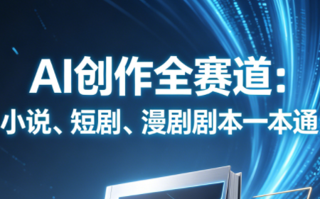 AI创作全赛道：小说、短剧、漫剧剧本一本通(更新5月)-huitchan