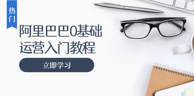 阿里巴巴运营零基础入门教程：涵盖开店、运营、推广，快速成为电商高手-huitchan网创