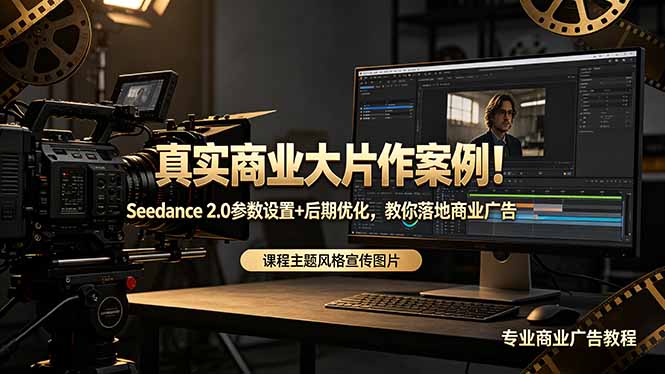 真实商业大片作案例！Seedance 2.0参数设置+后期优化，教你落地商业广告-huitchan