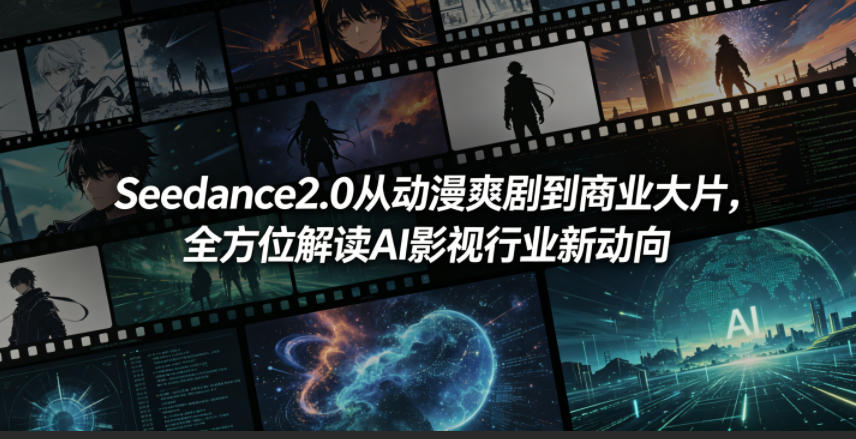Seedance2.0从动漫爽剧到商业大片，全方位解读AI影视行业新动向-huitchan