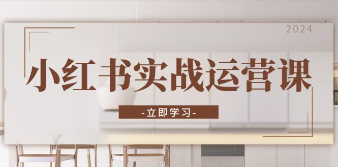小红书实战运营课：从开通店铺到直播话术，打造爆款笔记与高效直播-huitchan