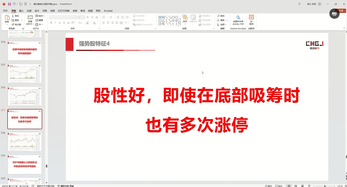 缠话股今·缠论基础之选股专题-huitchan网创