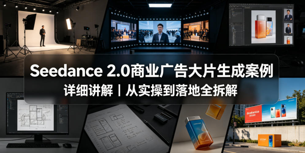 Seedance 2.0商业广告大片生成案例详细讲解｜从实操到落地全拆解-huitchan