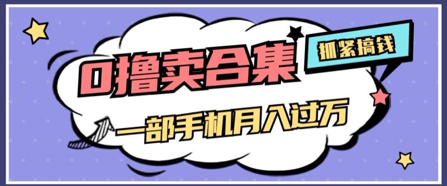 0撸项目月入过万，售卖全套ai工具合集，一单29.9元，一部手机即可【揭秘】-huitchan网创