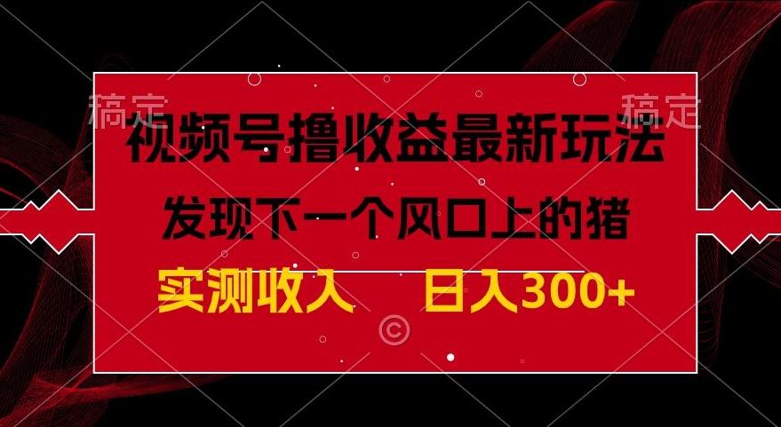 视频号分成计划最新玩法，单条作品几分钟制作完成,日入300+，过年前最后的冲刺-huitchan网创
