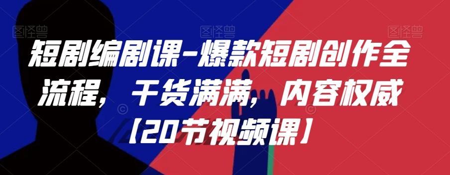 短剧编剧课-爆款短剧创作全流程，干货满满，内容权威【20节视频课】-huitchan网创