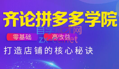 齐论拼多多vip课程-huitchan网创