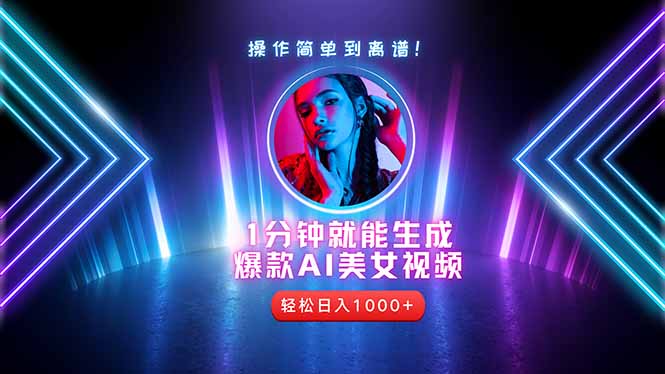 2025年最强副业：用AI做短视频，从零开始打造爆款账号！-huitchan网创