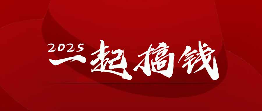 2025年，请“不择手段”去搞钱!-huitchan网创