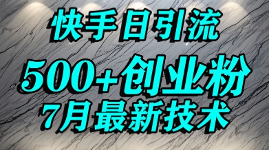 创业粉怎么打？快手精准引流创业粉，宝妈群体日进500+精准流量-huitchan网创