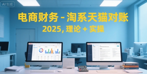 电商财务-淘系天猫对账2025，理论+实操-huitchan网创