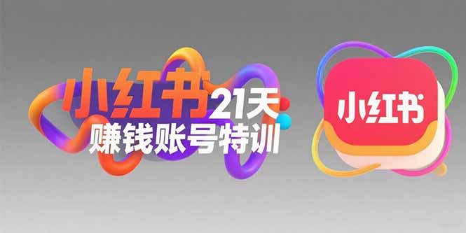 小红书21天赚钱账号特训：黄金定位技巧，高转粉文案创作，科学引流策略-huitchan网创