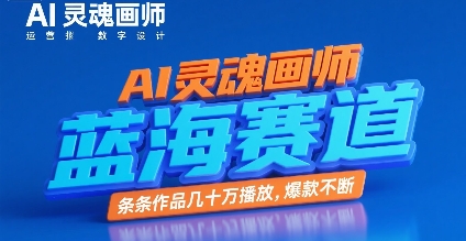 AI灵魂画师，蓝海赛道，条条作品几十W播放，爆款不断-huitchan网创