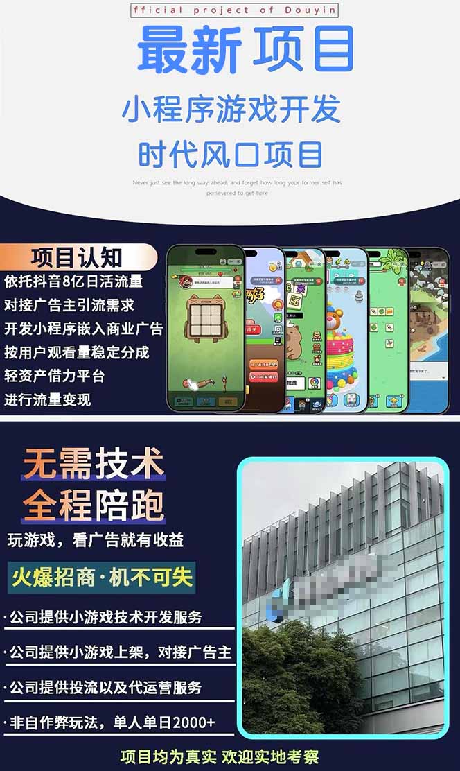 图片[1]-2025最热抖音项目 Ai时代风口项目小程序游戏开发 实测单个游戏日收入1800+-huitchan网创
