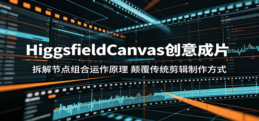 HiggsfieldCanvas创意成片：拆解节点组合运作原理，颠覆传统剪辑制作方式-huitchan网创