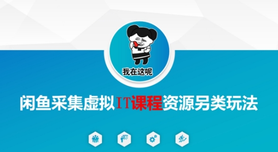 闲鱼采集虚拟IT课程资源另类玩法，干货满满-huitchan网创