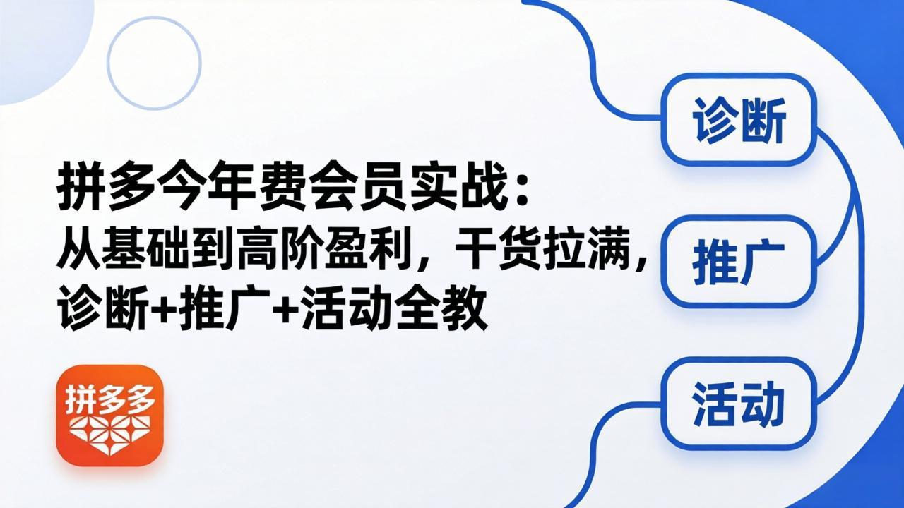 拼多多年费会员实战(更新26年4月24-huitchan网创