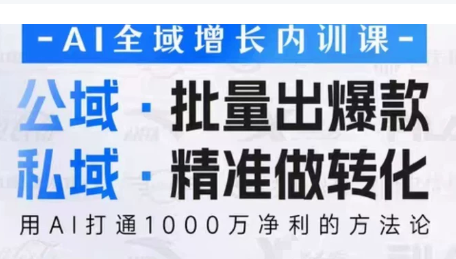 吴思晓·2026AI全域增长内训课+思维导图-huitchan网创