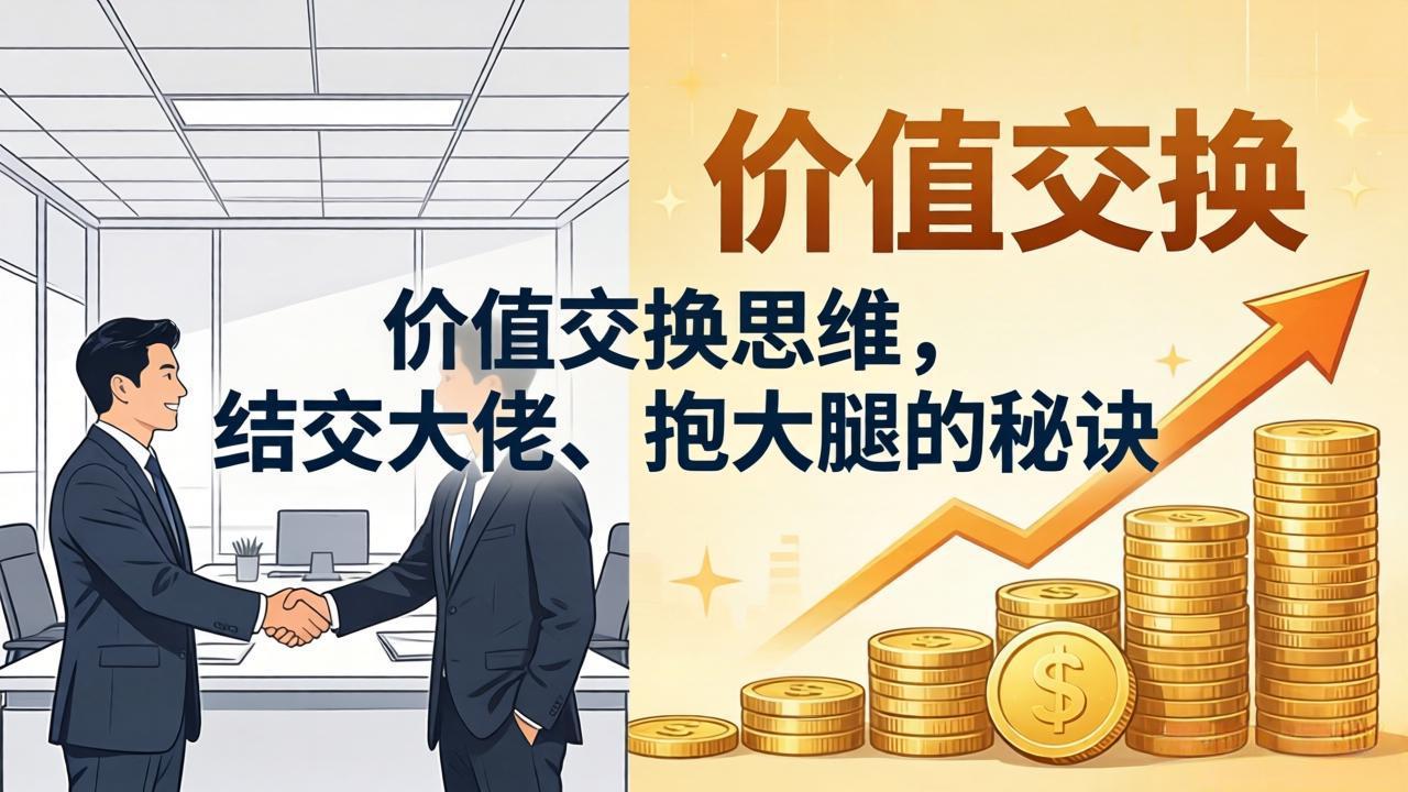 某付费文章：价值交换思维，结交大佬、抱大腿的秘诀-huitchan网创