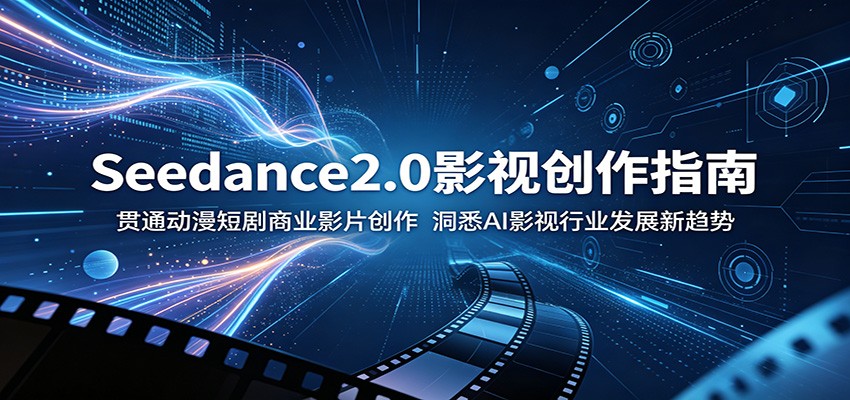 Seedance2.0影视创作指南：贯通动漫短剧商业影片创作，洞悉AI影视行业发展新趋势-huitchan网创