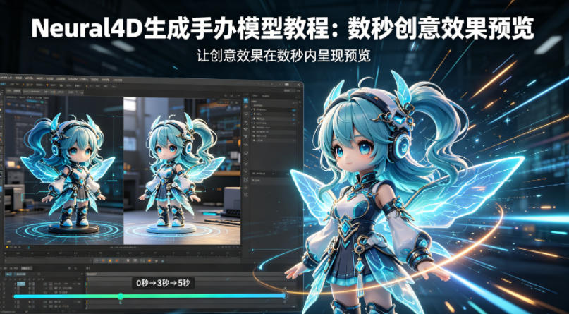 Neural4D生成手办模型教程，让创意效果在数秒内呈现预览-huitchan网创
