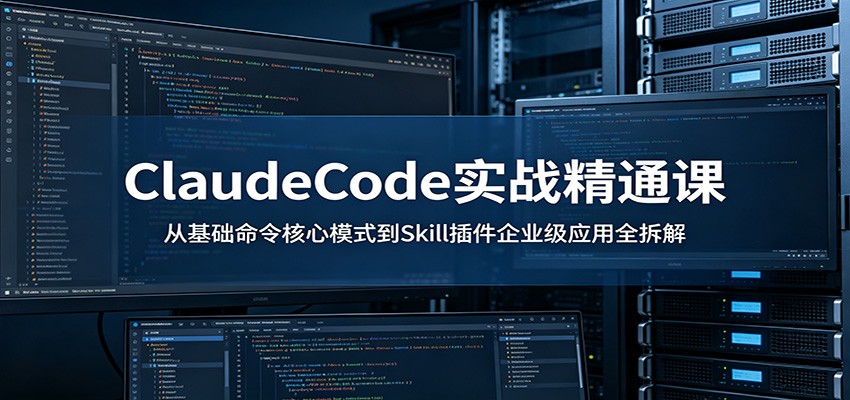 ClaudeCode实战精通课：从基础命令核心模式到Skill插件企业级应用全拆解-huitchan网创