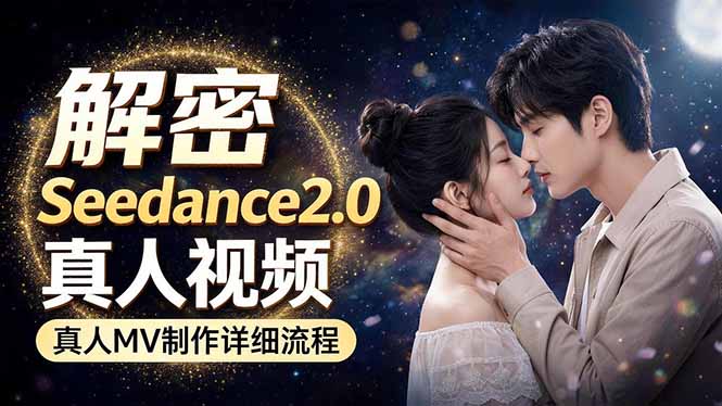 Seedance 2.0电影级真人 MV全流程拆解：提示词、运镜、粒子特效，手把手实操-huitchan网创