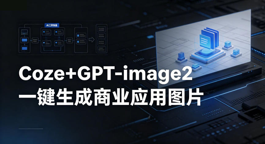 【Coze工作流搭建实操教程】coze+GPT-image2一键生成商业应用图片，全流程保姆级教学-huitchan网创