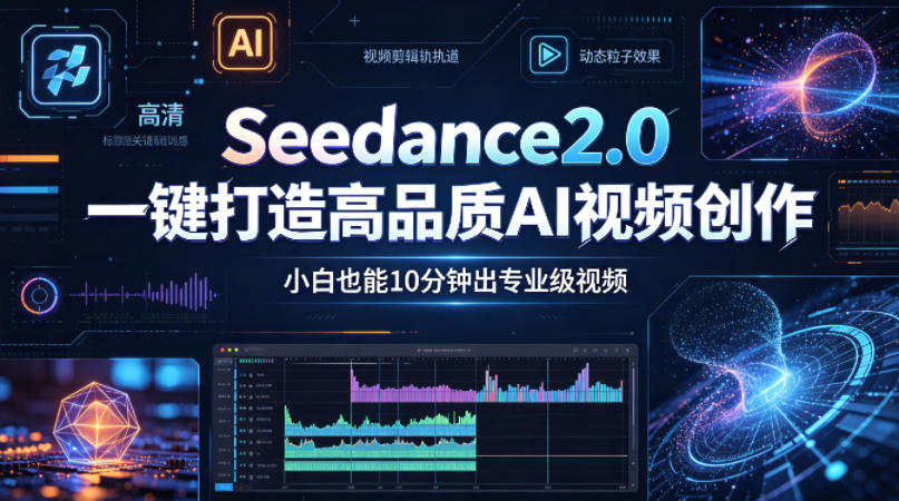 Seedance2.0一键打造高品质AI视频创作，小白也能10分钟出专业级视频-huitchan网创