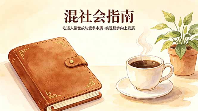付费文章：混社会指南，吃透人情世故与竞争本质，实现稳步向上发展-huitchan网创