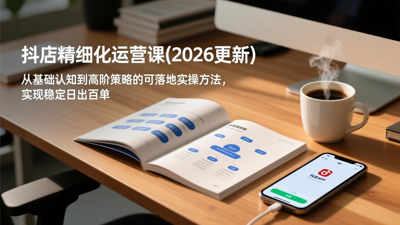抖店精细化运营课(更新5月-huitchan网创