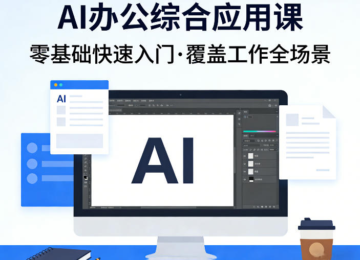 AI办公综合应用课，零基础快速入门，覆盖了工作中各种应用场景-huitchan网创