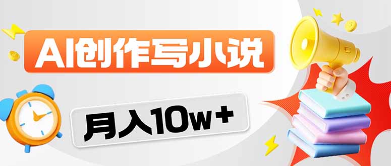 2026风口项目AI写小说 轻松实现月入10w+-huitchan网创