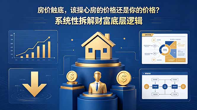 付费文章：房价触底，该操心房的价格还是你的价格？系统性拆解财富底层逻辑-huitchan网创