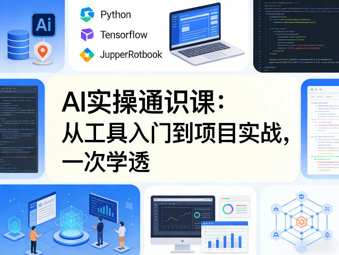 AI实操通识课，从工具入门到项目实战，一次学透-huitchan网创