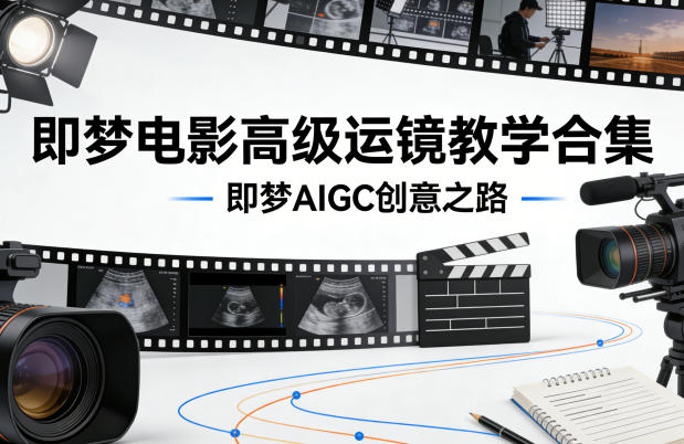 即梦电影高级运镜教学合集，即梦AIGC创意之路-huitchan网创
