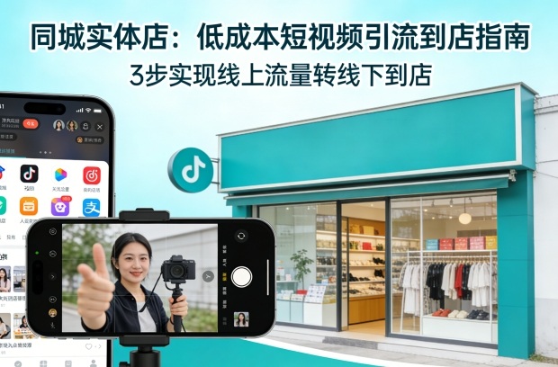 同城实体店，如何低成本把客户从短视频带到线下门店-huitchan网创