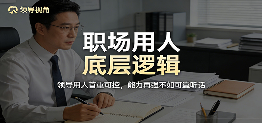 公众号付费文章：职场用人底层逻辑，领导用人首重可控，能力再强不如可靠听话-huitchan网创