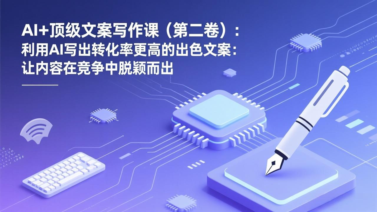 AI+顶级文案写作课(第二卷-huitchan网创