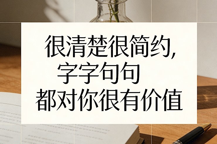 付费文章：很清楚很简约，字字句句都对你很有价值-huitchan网创