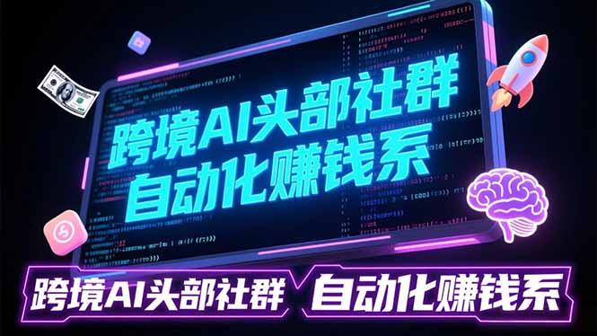 跨境AI头部社群前沿精选：聚焦可落地的AI实战经验，快速构建你的自动化赚钱系-huitchan网创