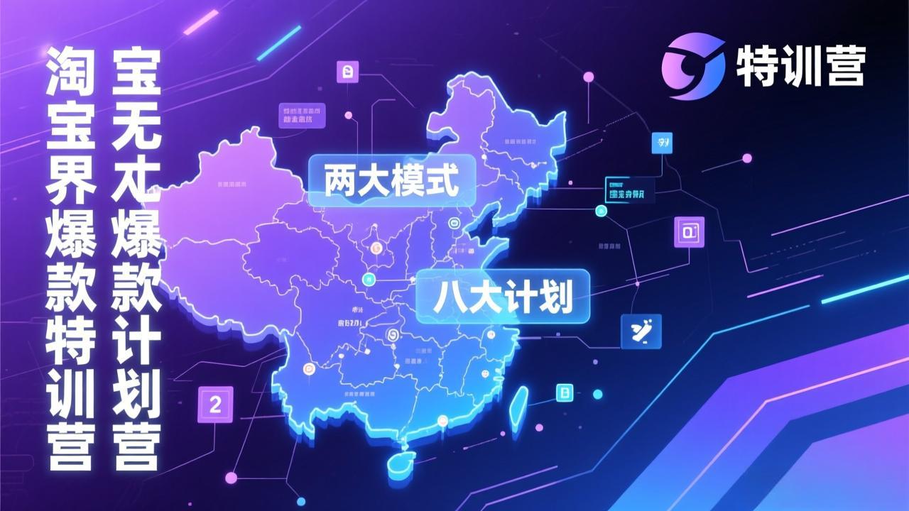 淘宝无界爆款训练营：2026年1月杭州线下高端集训课，3天构建两大模式八大计划体系-huitchan网创