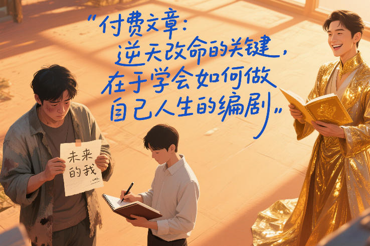 付费文章：逆天改命的关键，在于学会如何做自己人生的编剧-huitchan网创