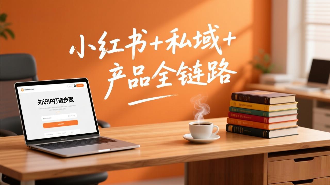 个人IP系统变现课2026，小红书+私域+产品全链路，手把手教你打造年入百万的知识IP-huitchan网创