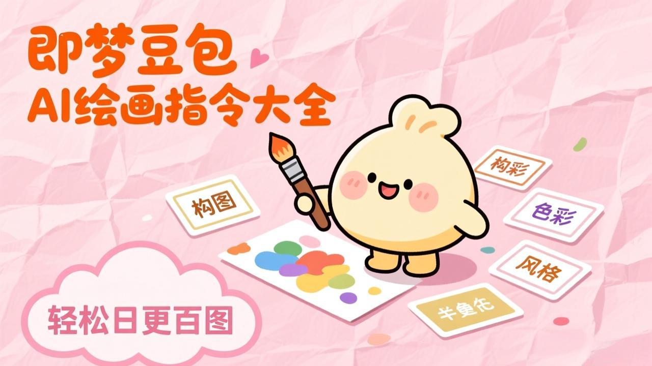 即梦豆包AI绘画指令大全：海量关键词库一键复制，出图效率提升10倍，轻松日更百图-huitchan网创
