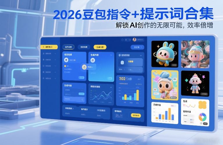 2026豆包指令+提示词合集，解锁AI创作的无限可能，效率倍增-huitchan网创