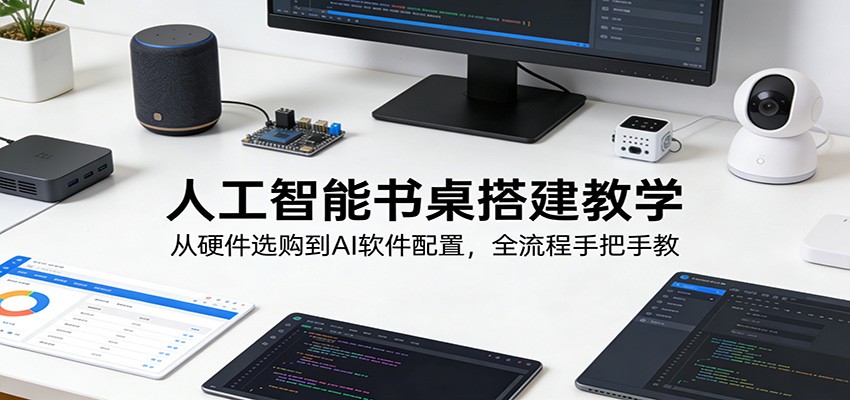 人工智能书桌搭建教学：从硬件选购到AI软件配置，全流程手把手教-huitchan网创