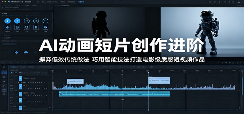 AI动画短片创作进阶：摒弃低效传统做法，巧用智能技法打造电影级质感短视频作品-huitchan网创
