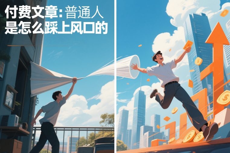 付费文章：普通人是怎么踩上风口的-huitchan网创
